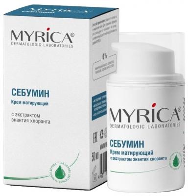 Myrica Себумин Крем матирующий с экстрактом энантии хлоранта, 50 мл