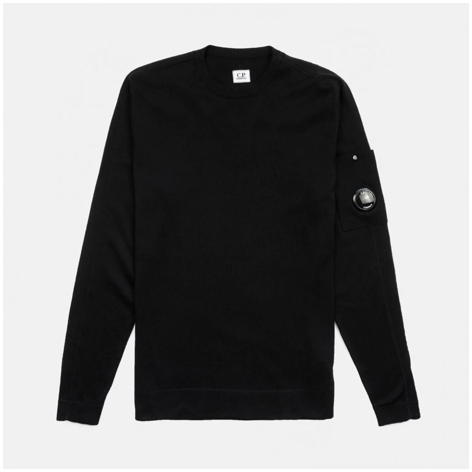 C.P. Company Crew Neck Lens Black