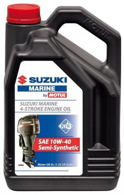 Полусинтетическое моторное масло Motul Suzuki Marine 4T SAE 10W40, 5 л
