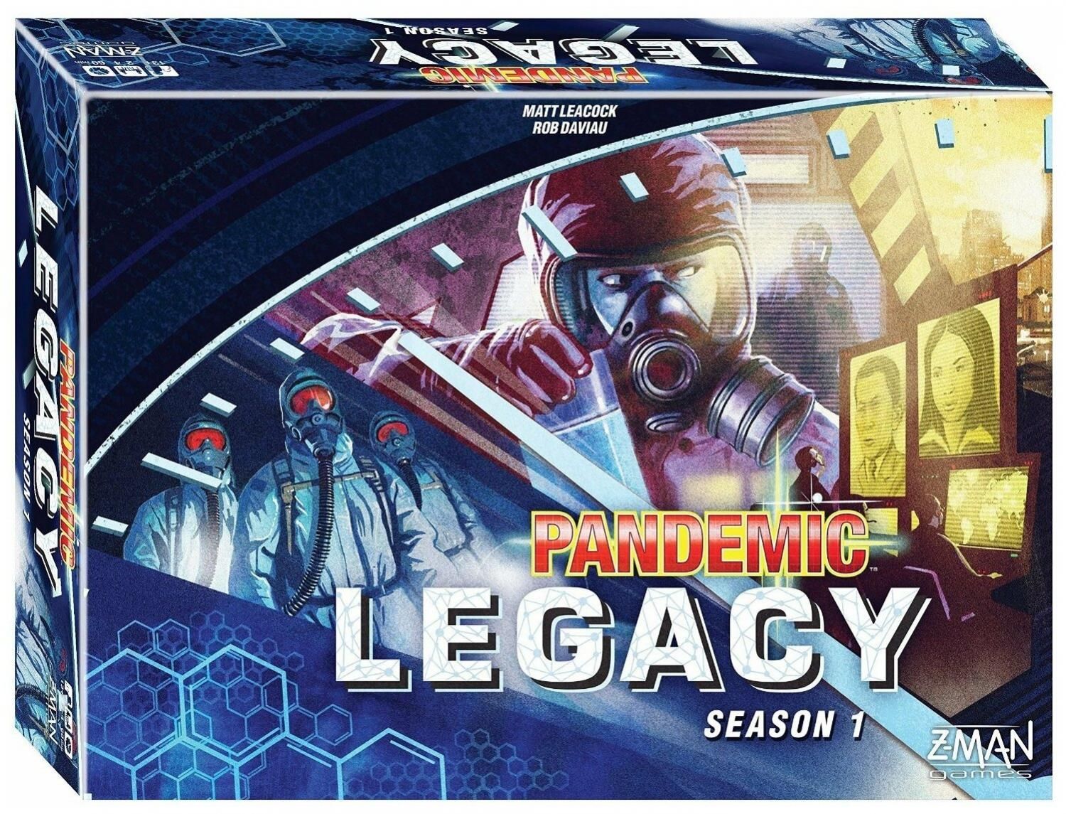 Настольная игра Z-Man Games - Pandemic Legacy Season 1 (синяя коробка) - на английском  языке купить в Москве, СПб, Новосибирске по низкой цене