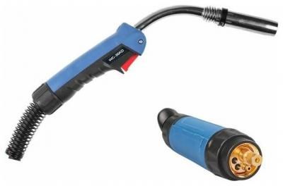 Горелка сварочная MIG MAG WG-36KD (5м, 340А) SOLARIS (CO2 - 340A; Ar(Ar+CO2) - 320A; 0.8-1.2мм; ПВ -