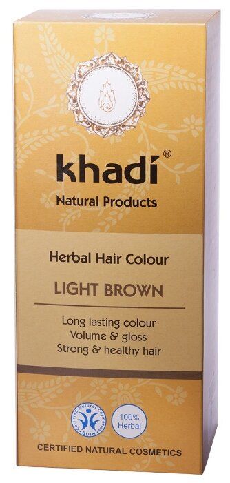 Средство Khadi Naturprodukte Светло-коричневый, 100 г Средство Khadi Naturprodukte Светло-коричневый, 100 г