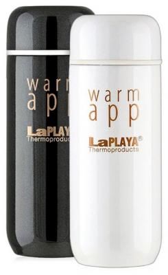 Набор из 2 термокружек LaPlaya Warm App (0.2 л) белый/черный
