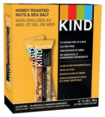 Ореховый батончик Be-Kind Honey Roasted Nuts & Sea Salt, 12 шт