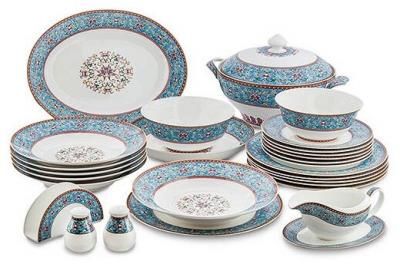 Столовый сервиз на 6 перс. Арабески (Arabesca Blue Pavone) JK-174 113-451552