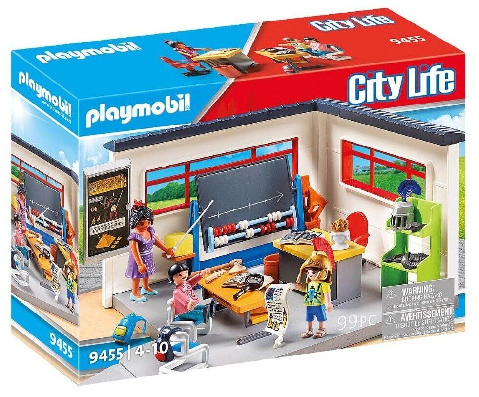 Конструктор Playmobil Школа Урок истории 9455 купить в Москве, СПб,  Новосибирске по низкой цене