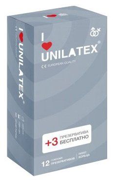 Презервативы Unilatex Ribbed (15 шт.)