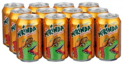 Газированный напиток Mirinda, 0.33 л, 12 шт.
