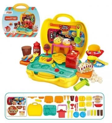 Набор для лепки Любимое кафе, тесто 140 г, аксессуары Color Puppy 70077
