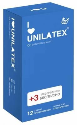 Презервативы Unilatex Natural Plain (15 шт.)