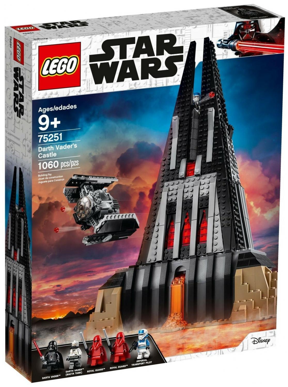 Конструктор LEGO Star Wars 75251 Замок Дарта Вейдера купить в Москве, СПб,  Новосибирске по низкой цене