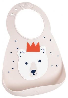 Make My Day Нагрудник Baby Bib - Медвеженок в короне