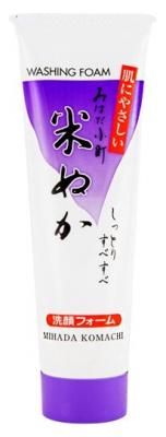 Kurobara пенка для умывания с рисовыми отрубями Mihada Komachi, 120 г