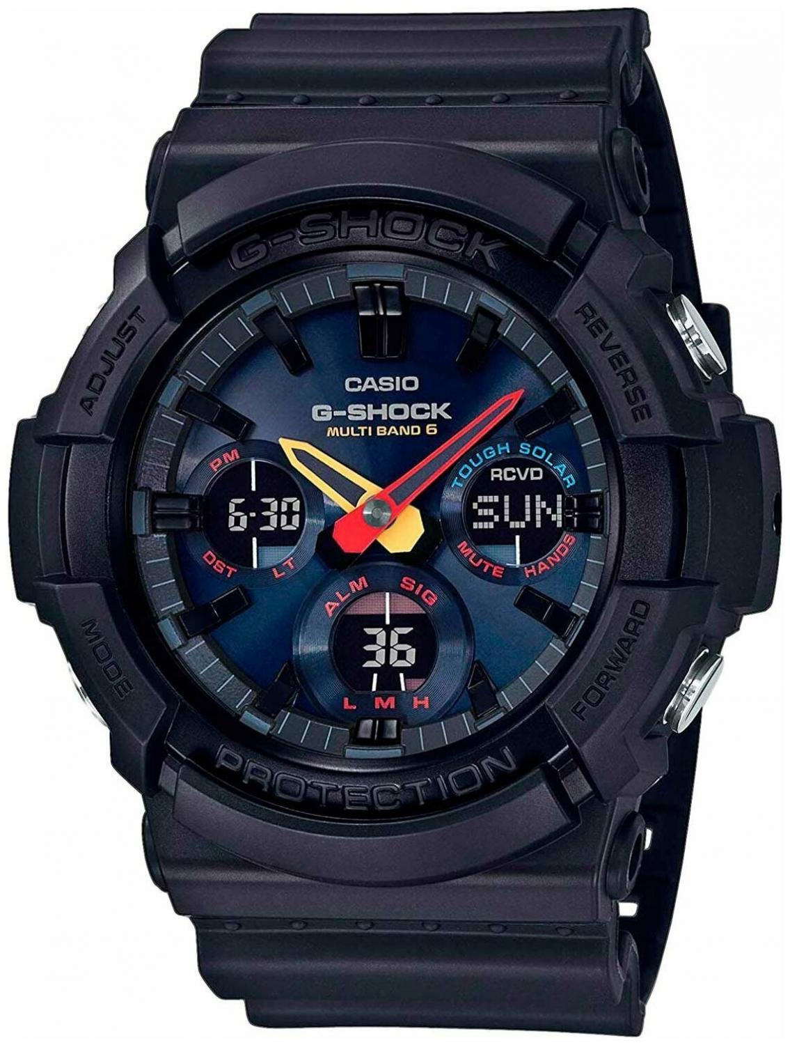 Японские наручные часы Casio G-SHOCK GAW-100BMC-1AER с хронографом купить в  Москве, СПб, Новосибирске по низкой цене