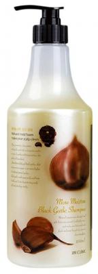 3W Clinic шампунь More Moisture Black Garlic увлажняющий с экстрактом черного чеснока 1500 мл с дозатором