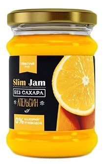 Джем Slim Fruit Family Апельсин без сахара, банка 250 мл