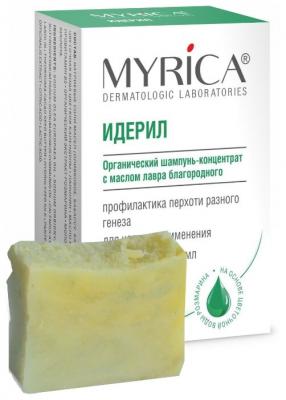 Myrica твердый шампунь Идерил с маслом лавра благородного против перхоти разного генеза