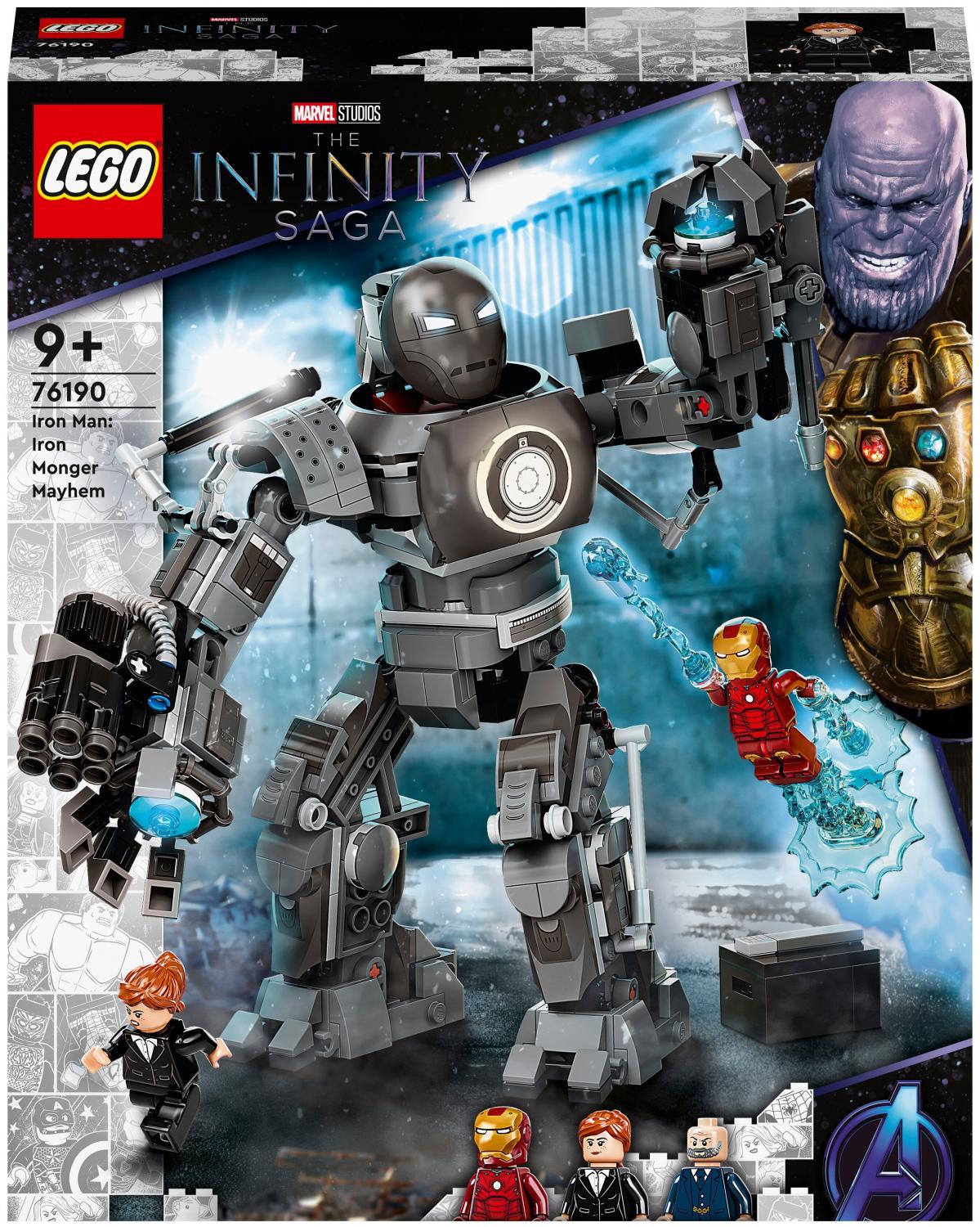 Конструктор LEGO Marvel Avengers Movie 4 76190 Железный человек: схватка с  Железным Торговцем купить в Москве, СПб, Новосибирске по низкой цене