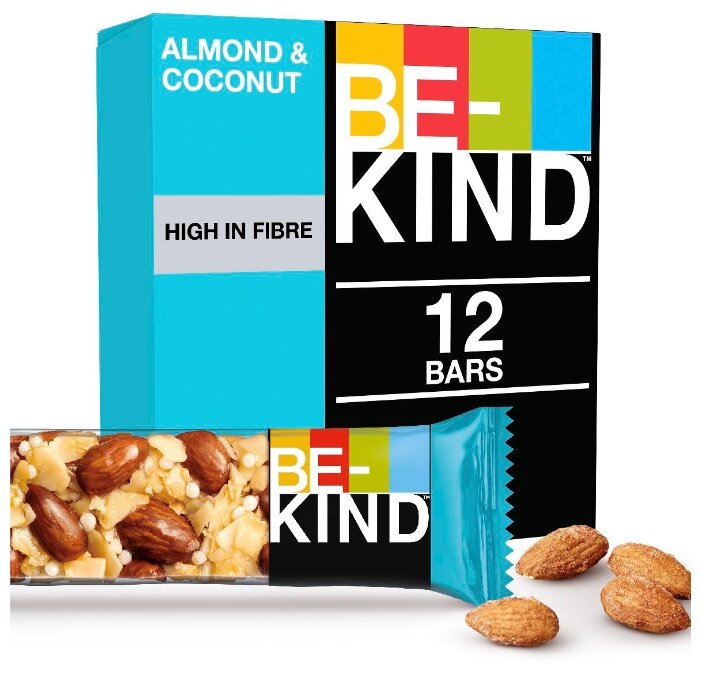 Ореховый батончик Be-Kind Almond & Coconut, 12 шт