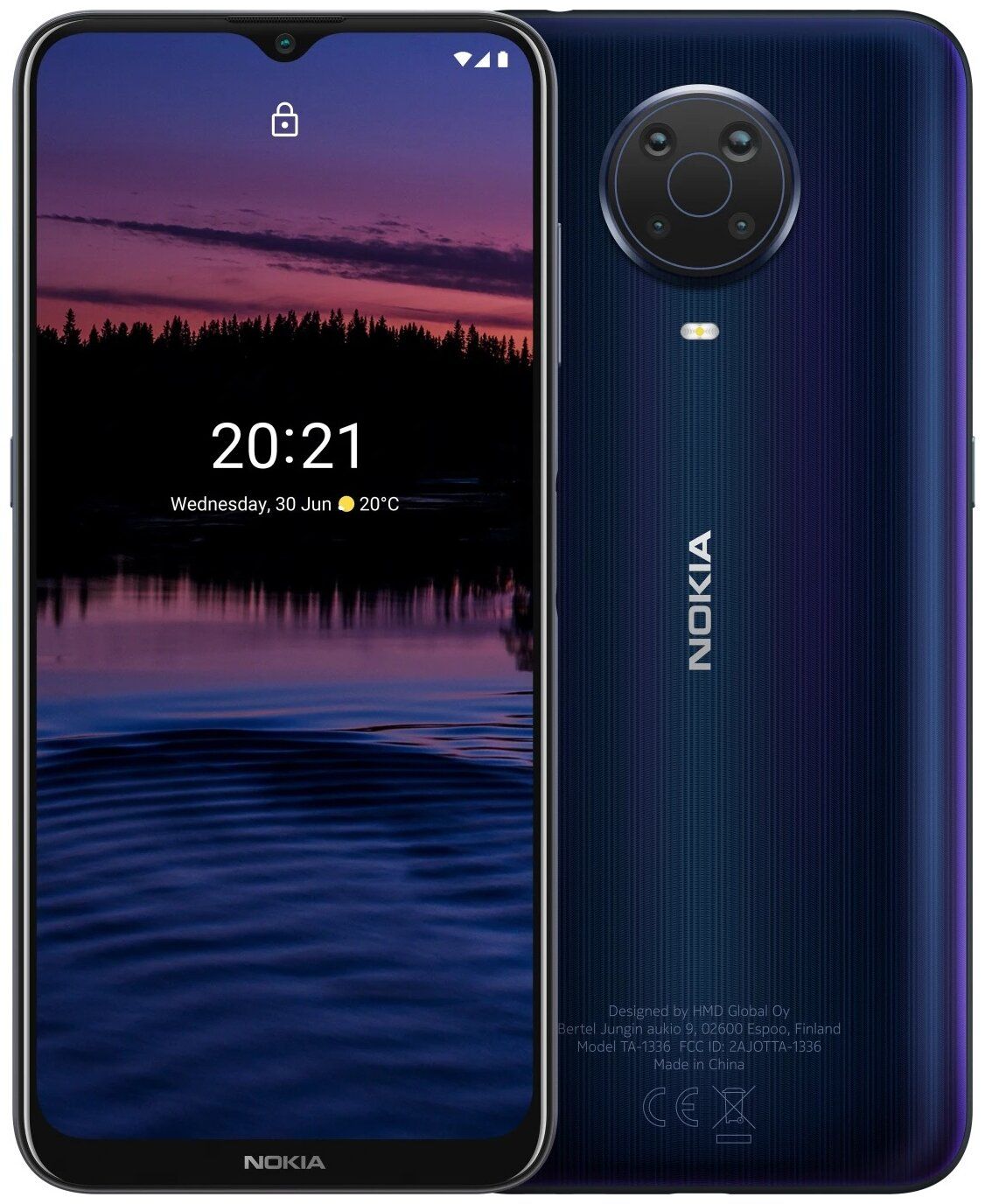 Смартфон Nokia G20 4/128GB, грозовое небо купить в Москве, СПб, Новосибирске  по низкой цене