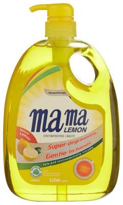 Mama Lemon Жидкость для мытья посуды Lemon gold 1 л с дозатором