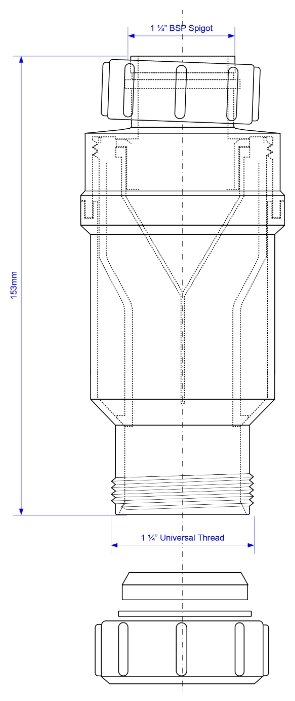 Сифон для раковины McALPINE MRNRV32-PB Сифон для раковины McALPINE MRNRV32-PB