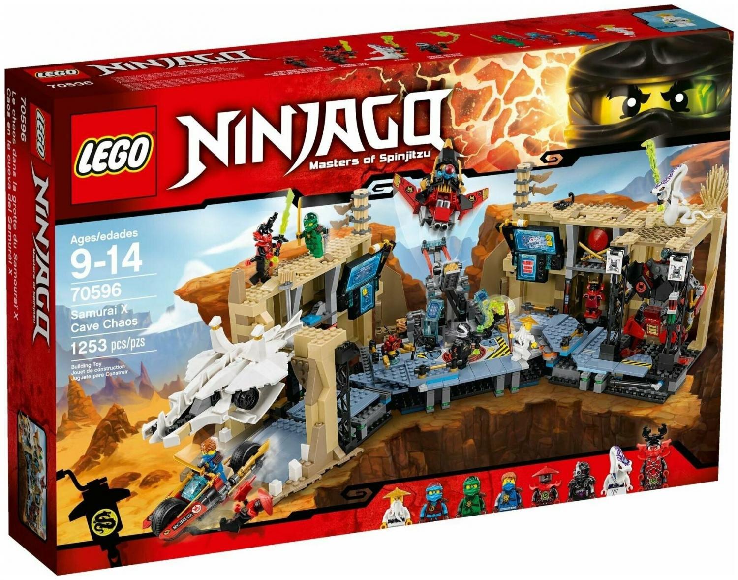 Конструктор LEGO Ninjago 70596 Пещерный хаос Самурая Икс купить в Москве,  СПб, Новосибирске по низкой цене