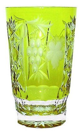 Стакан хрустальный высокий Grape 390 мл, цвет светло-зеленый, Ajka Crystal, 1/reseda/64579/51380/48359 Стакан хрустальный высокий Grape 390 мл, цвет светло-зеленый, Ajka Crystal, 1/reseda/64579/51380/48359