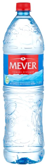 Вода питьевая природная негазированная Мевер, ПЭТ, 6 шт. по 1.5 л