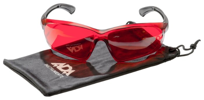 Очки ADA instruments VISOR RED красный/черный Очки ADA instruments VISOR RED красный/черный