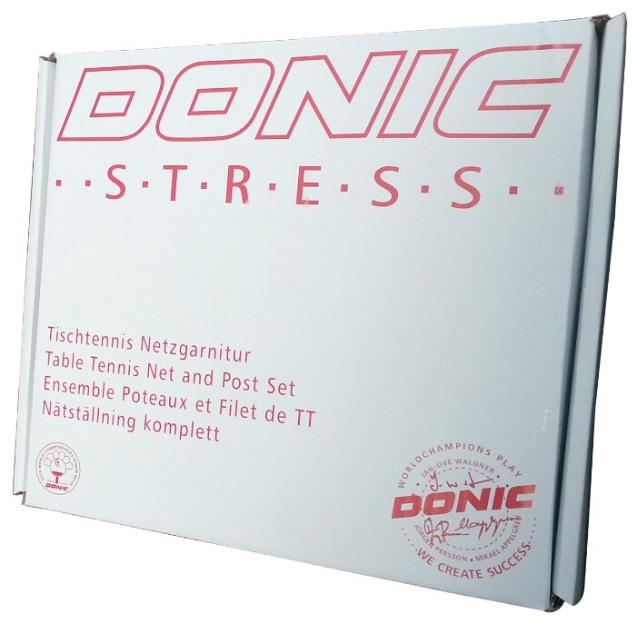 Сетка для настольного тенниса Donic Stress черный/зеленый