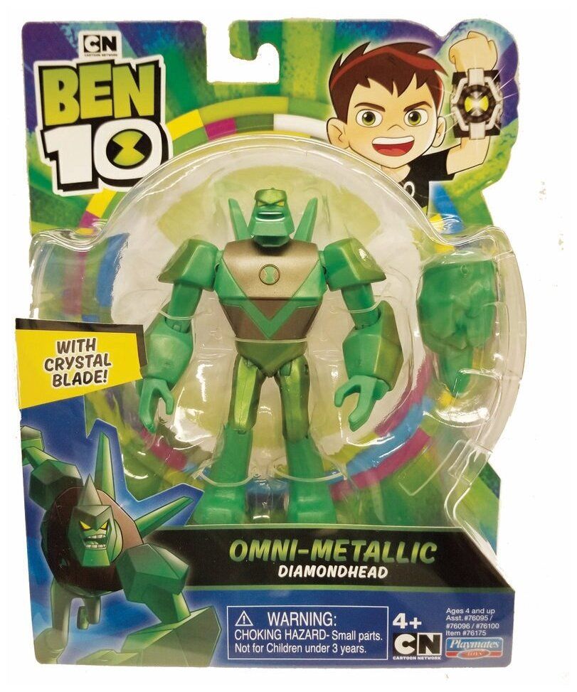 Ben 10 Фигурка Алмаз Металлик, 12,5 см, 76175 купить в Москве, СПб,  Новосибирске по низкой цене