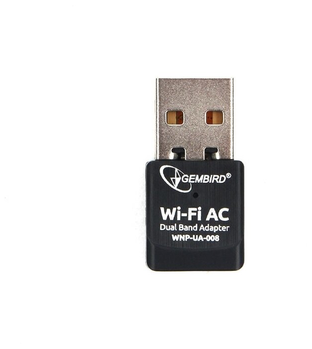 Wi-Fi адаптер Gembird WNP-UA-008 черный