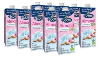 Миндальный напиток Riso Scotti Almond несладкий Bio 2.4%, 1 л, 10 шт.