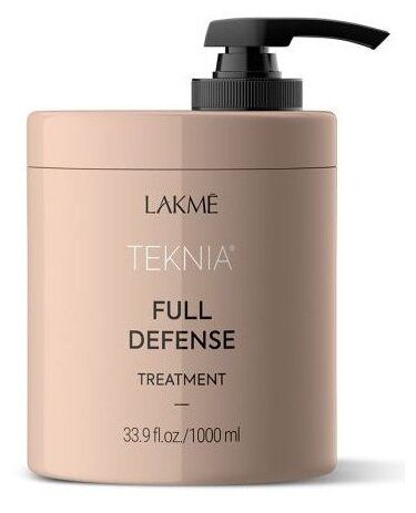 Lakme Teknia Full Defense Treatment Маска для комплексной защиты волос, 1000 мл