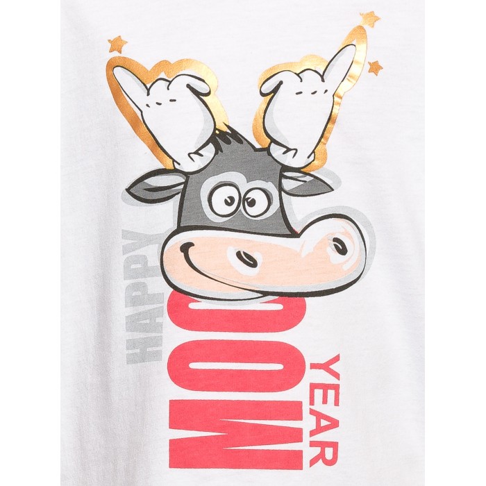 Pelican Футболка для мальчика Moo New Year