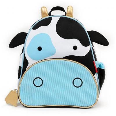 SKIP HOP Рюкзак Zoo Cow, голубой/белый/черный