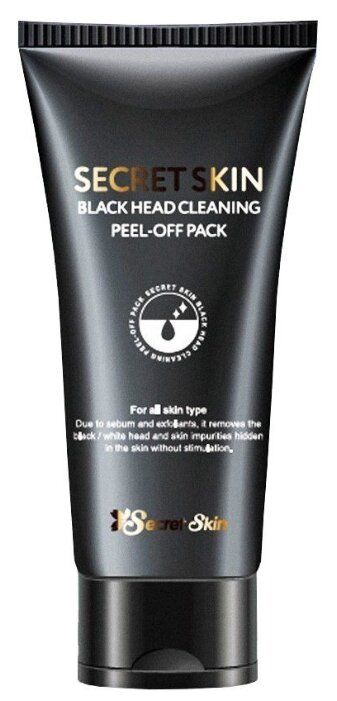 Secret Skin Blackhead Cleaning Peel-off Pack маска-пленка против черных точек, 100 мл