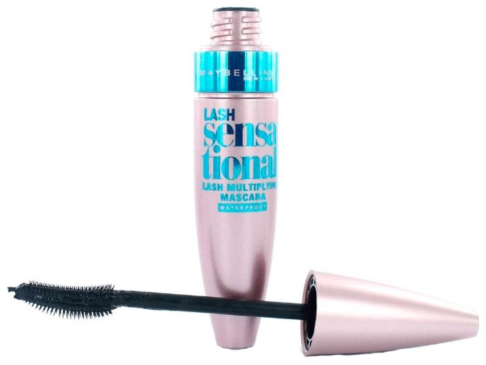 Maybelline New York Тушь для ресниц Lash Sensational Waterproof Mascara, черный Maybelline New York Тушь для ресниц Lash Sensational Waterproof Mascara, черный