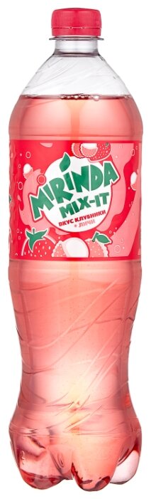 Газированный напиток Mirinda Mix-It Клубника-Личи, 1 л, 12 шт. Газированный напиток Mirinda Mix-It Клубника-Личи, 1 л, 12 шт.