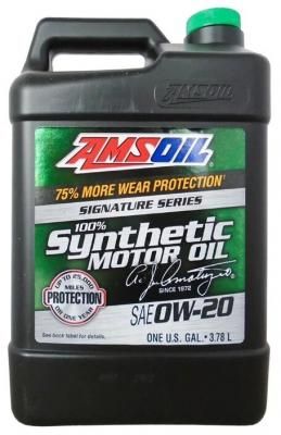 Моторное масло AMSOIL Signature Series Synthetic Motor Oil 0W-20 3.784 л