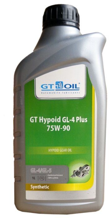 Трансмиссионное масло GT OIL HYPOID GL-4+ 75W-90 1 л Трансмиссионное масло GT OIL HYPOID GL-4+ 75W-90 1 л