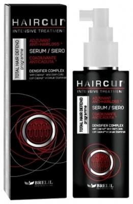 Brelil Professional HairCur Intensive Treatment Сыворотка для волос и кожи головы против выпадения на основе стволовых клеток малины и комплекса капиксил, 100 мл
