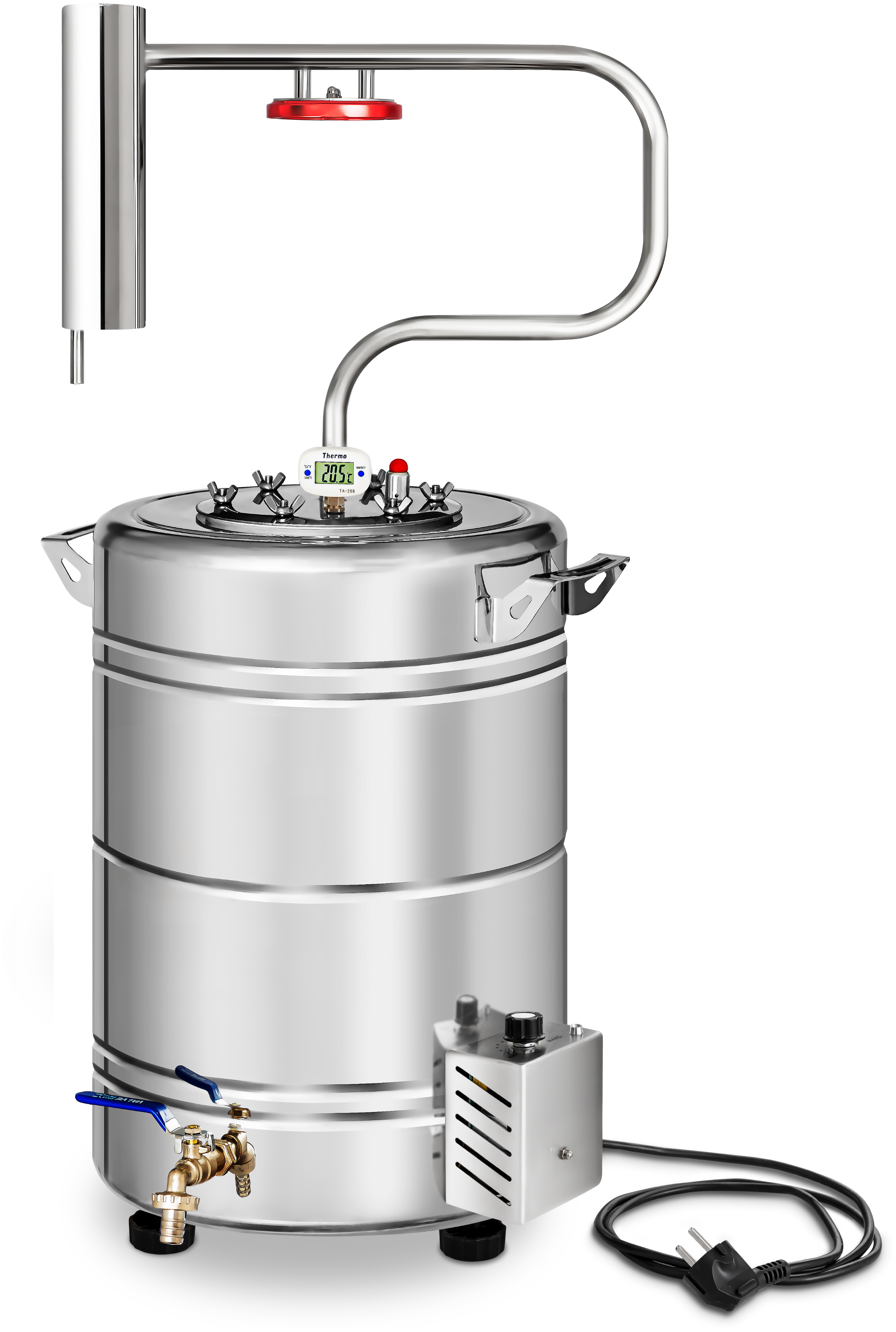 Самогонный аппарат дистиллятор Феникс Шахтёр 30 литров с встроенным ТЭН  купить в Москве, СПб, Новосибирске по низкой цене