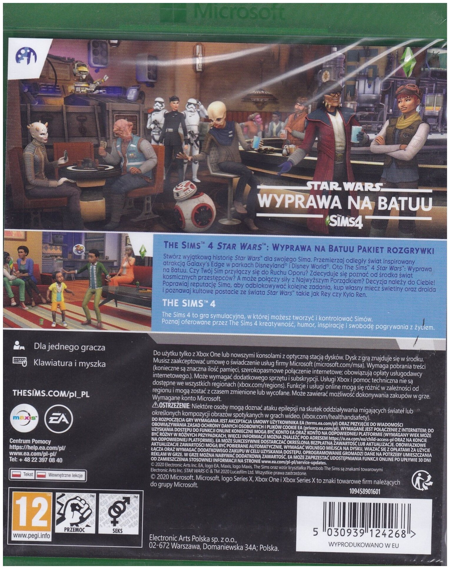 Игра для Xbox ONE/Series X The Sims 4 Плюс Star Wars: Путешествие на Батуу  купить в Москве, СПб, Новосибирске по низкой цене