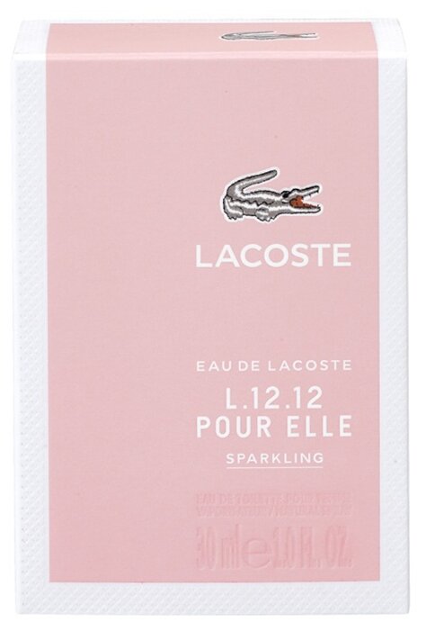Туалетная вода LACOSTE L.12.12 Sparkling pour Elle, 30 мл Туалетная вода LACOSTE L.12.12 Sparkling pour Elle, 30 мл