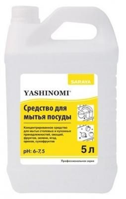 Saraya Yashinomi Средство для мытья посуды, овощей и фруктов 5 л сменный блок