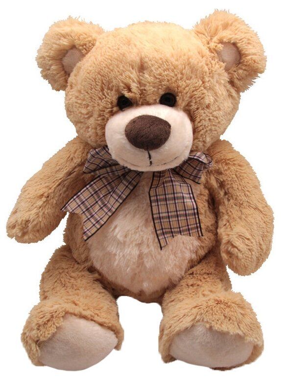 Мягкая игрушка Magic Bear Toys Медведь Марвин с бантом (40см/55см) Мягкая игрушка Magic Bear Toys Медведь Марвин с бантом (40см/55см)