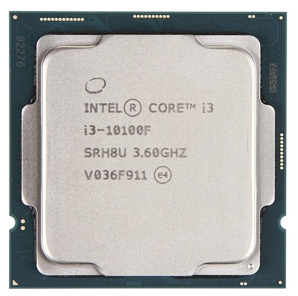 Процессор Intel Core i3-10100F, BOX Процессор Intel Core i3-10100F, BOX