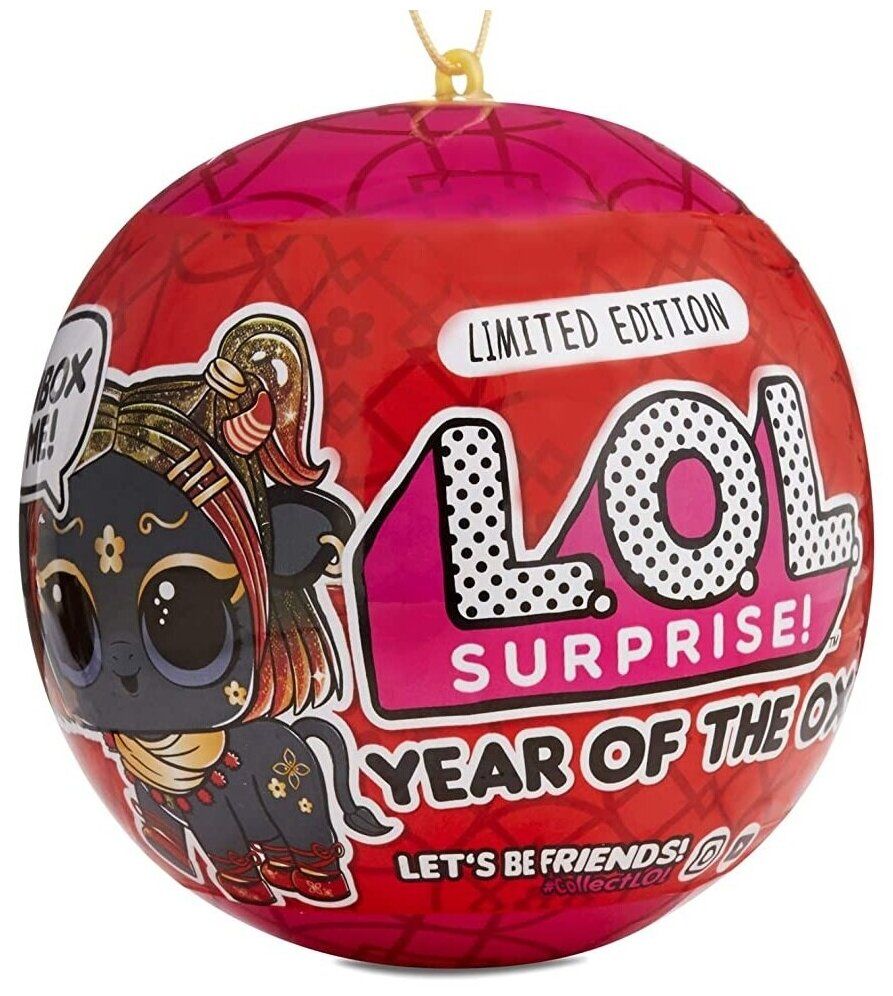 LOLs MGA Entertainment Кукла игрушка LOL Сюрприз ЛОЛ - Год Быка, питомец Ox  (L.O.L. Surprise! Year of The Ox Pet Golden Ox with 7 Surprises, Lunar New  Year) купить в Москве, СПб,